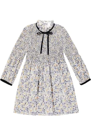 La Coqueta Vestido Raya de algodón floral