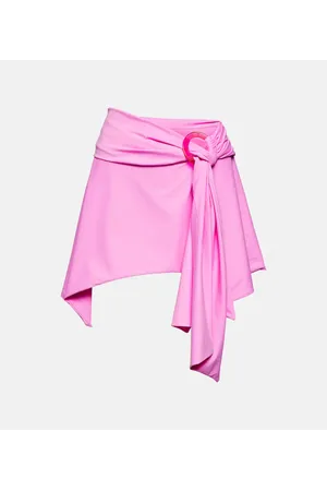The Attico Minifalda asimétrica de lycra