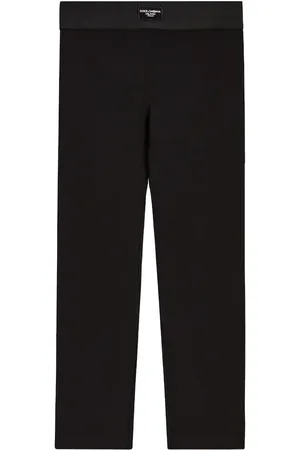 Dolce & Gabbana Leggings de jersey de algodón con logo