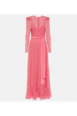 Elie saab Vestido largo en mezcla de algodón