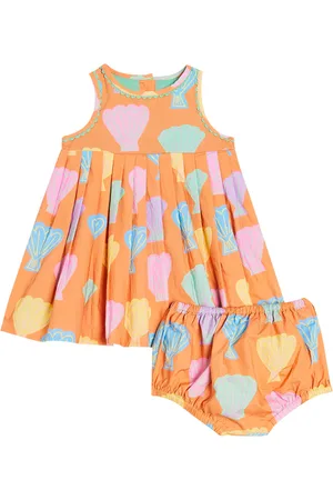 Stella McCartney Bebé - set de vestido y braga de algodón