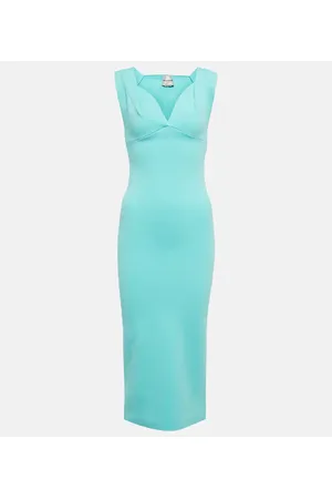 Roland Mouret Vestido midi bodycon de punto