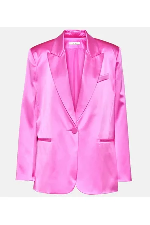 The Sei Blazer oversized de charmeuse de seda