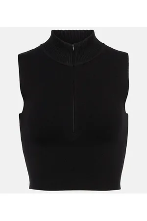 LIVE THE PROCESS Crop top Petra con media cremallera