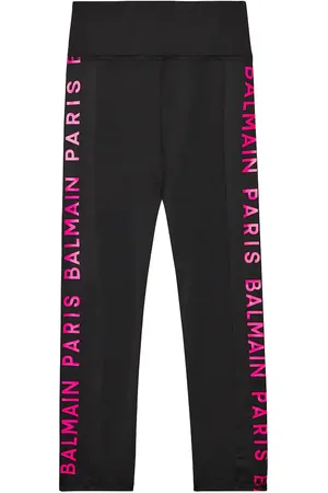 Balmain Leggings con logo estampado