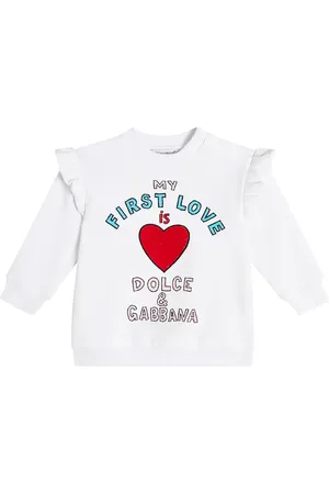 Dolce & Gabbana Bebé - sudadera de algodón con bordado