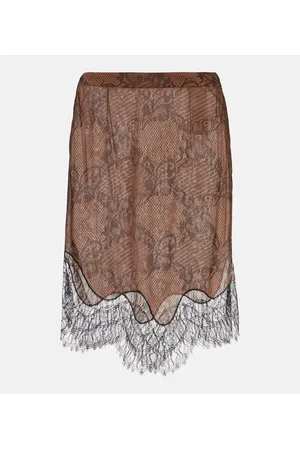 Tom Ford Minifalda Ramage Tattoo de encaje