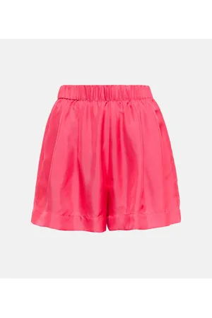 ASCENO Shorts Zurich en sarga de seda