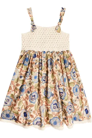 ZIMMERMANN Vestido Junie de algodón con croché