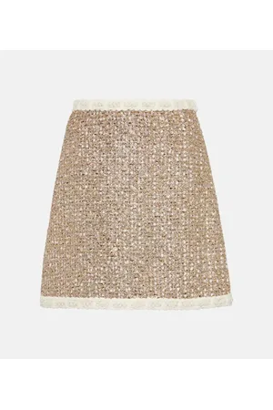 Giambattista Valli Minifalda de tweed Lurex® de tiro alto