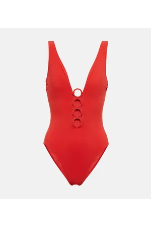 Karla Colletto Bañador Morgan con cuello en pico