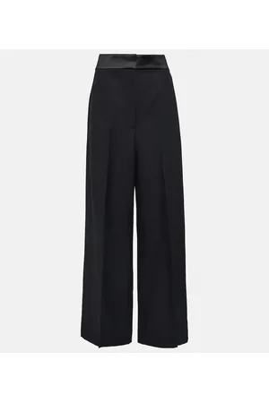 Khaite Pantalones anchos Banton de tiro alto