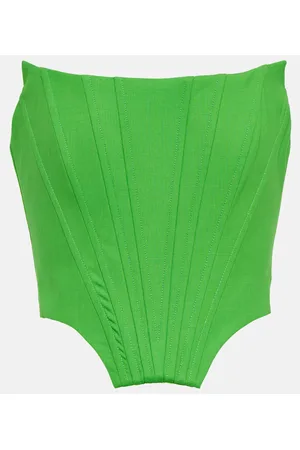 GIUSEPPE DI MORABITO Bustier en mezcla de lana