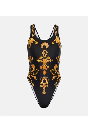 Marine Serre Bañador estampado