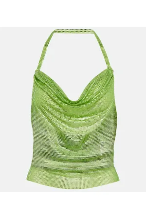GIUSEPPE DI MORABITO Top halter adornado con cristales