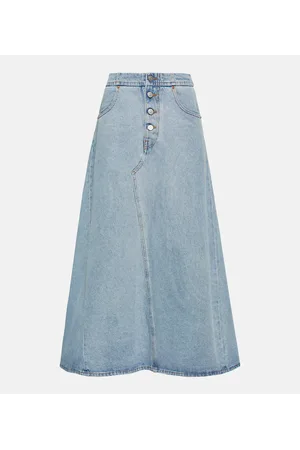 Maison Margiela Falda larga en denim