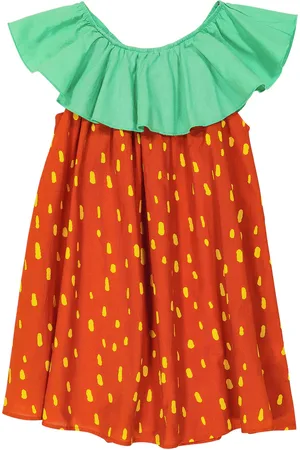 Stella McCartney Vestido Strawberry de algodón