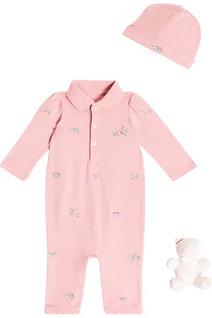 Ralph Lauren Bebé - set de body, gorro y oso de peluche