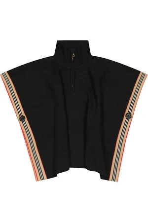 Burberry Poncho en mezcla de lana
