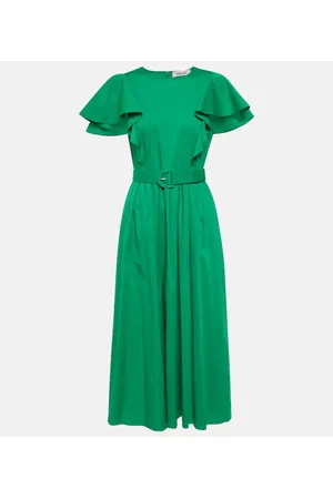 Diane von Furstenberg Vestido midi con volantes