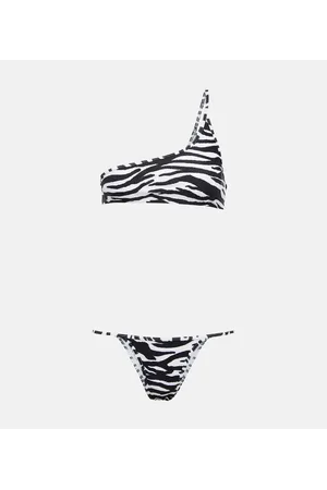 The Attico Bikini asimétrico con motivo