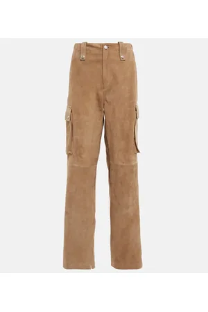 MAGDA BUTRYM Pantalones cargo de ante