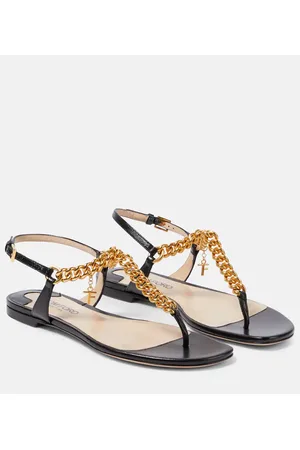 Tom Ford Sandalias Zenith de piel adornadas