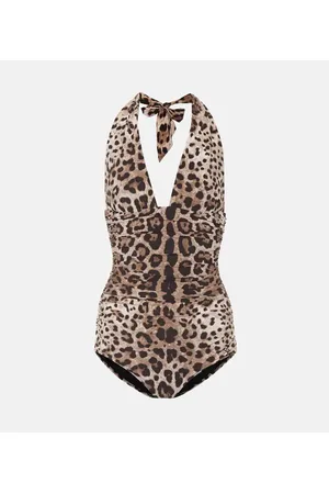 Dolce & Gabbana Bañador con estampado de leopardo
