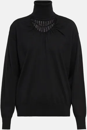 DRIES VAN NOTEN Jersey de cuello alto en lana