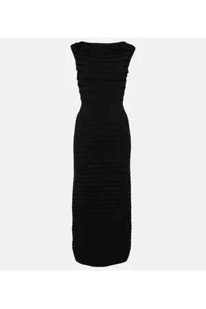 Alaïa Alaïa Vestido midi sin mangas