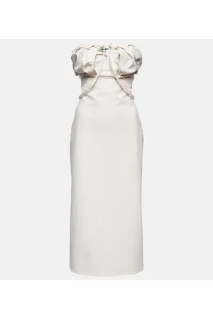 Jacquemus Vestido midi La Robe Bikini en mezcla de algodón