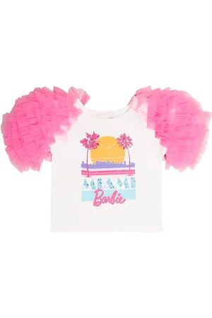 Tutu Du Monde X Barbie® camiseta Miami Shores de algodón y tul
