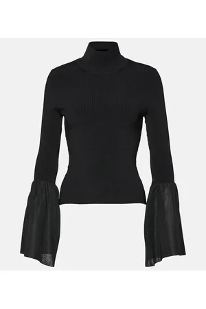 Altuzarra Top de cuello alto con volantes