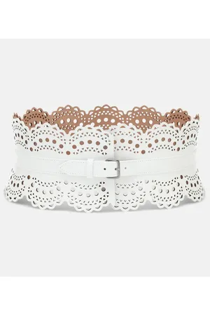Alaïa Alaïa Cinturón corsé de piel