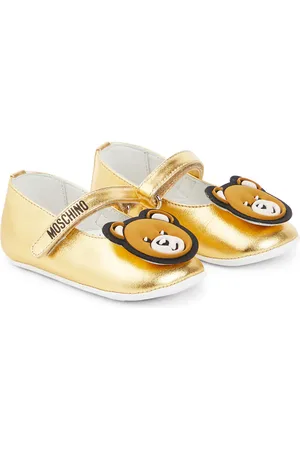 Moschino Bebé - bailarinas metalizadas