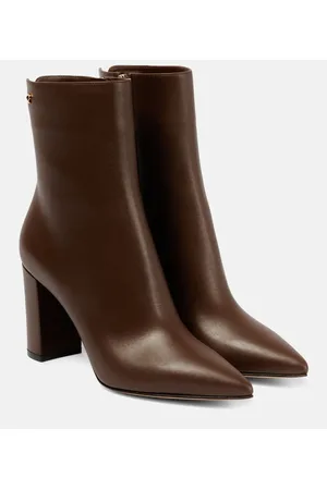 Gianvito Rossi Botines Piper 85 de piel