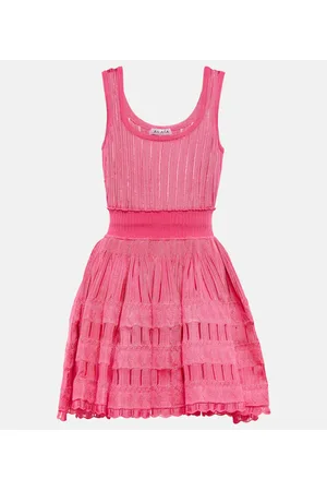 Alaïa Alaïa Vestido corto Crinoline con Lurex®