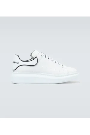 Alexander McQueen Zapatillas Oversized de piel