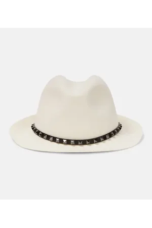 VALENTINO Fedora Rockstud de lana