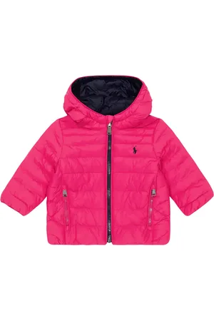 Ralph Lauren Bebé - chaqueta bomber reversible con capucha