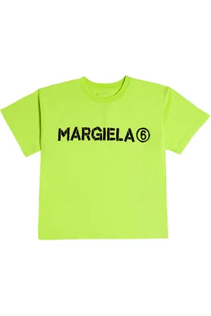 Maison Margiela Camiseta de algodón con logo