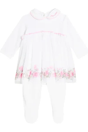 MONNALISA Bebé - body de algodón con adornos florales