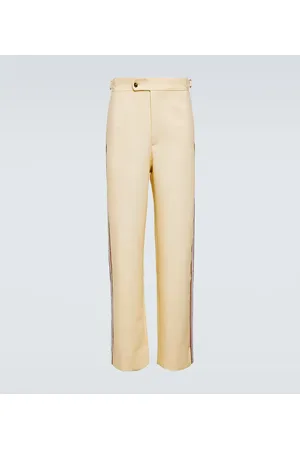 BODE Pantalones rectos Stria de algodón