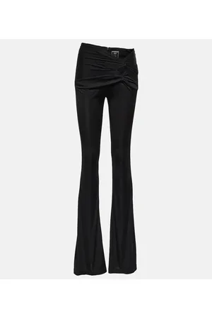 VERSACE X Dua Lipa pantalones flared de jersey