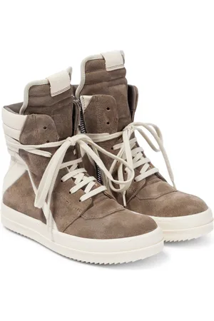 Rick Owens Zapatillas Geobasket de ante y piel