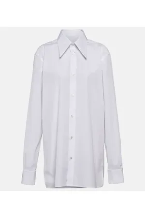 Maison Margiela Camisa en popelín de algodón