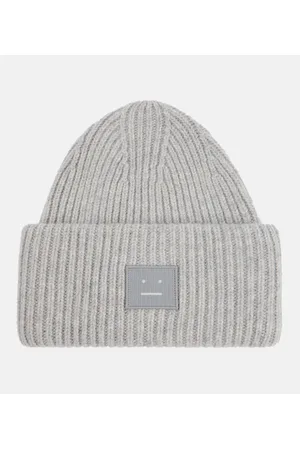 Acne Studios Gorro acanalado Pansy de lana