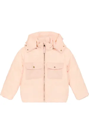 Chloé Chloé Kids Chaqueta acolchada festoneada