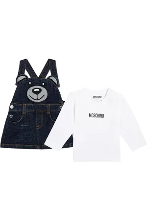 Moschino Bebé - set de camiseta y vestido Teddy Bear