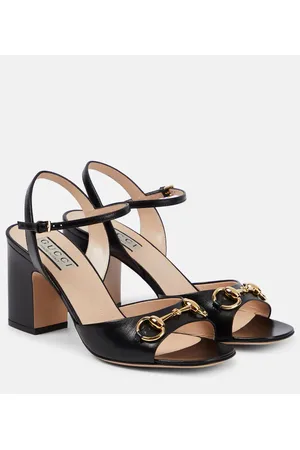 Gucci Sandalias Horsebit de piel